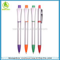 Silver popular flat ballpoint pen exported to US.and Europe